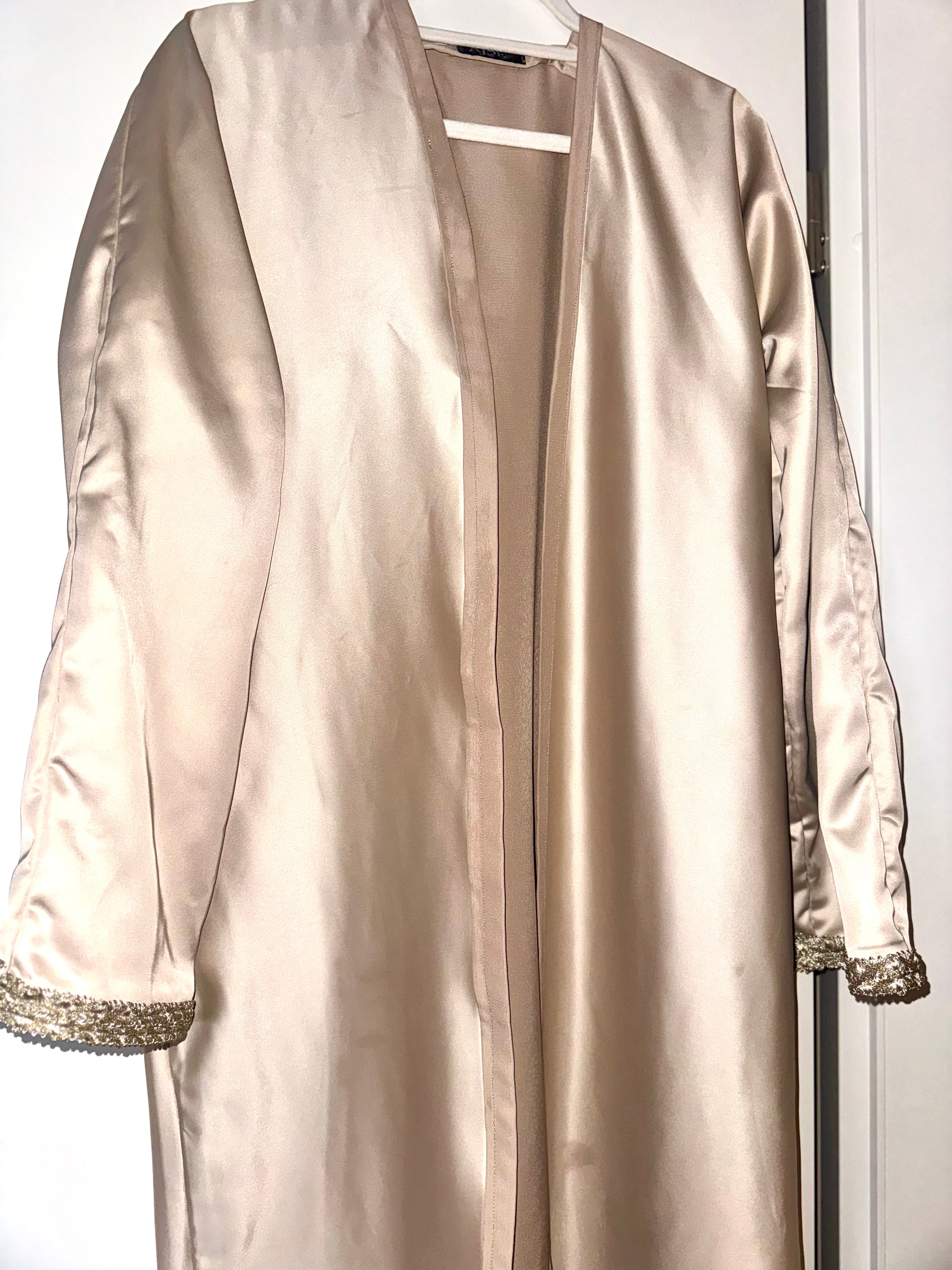 Champagne coloured abaya
